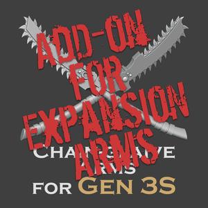 Gen 3S Chain-glaive arms - Add-on for Ver.EXP arms