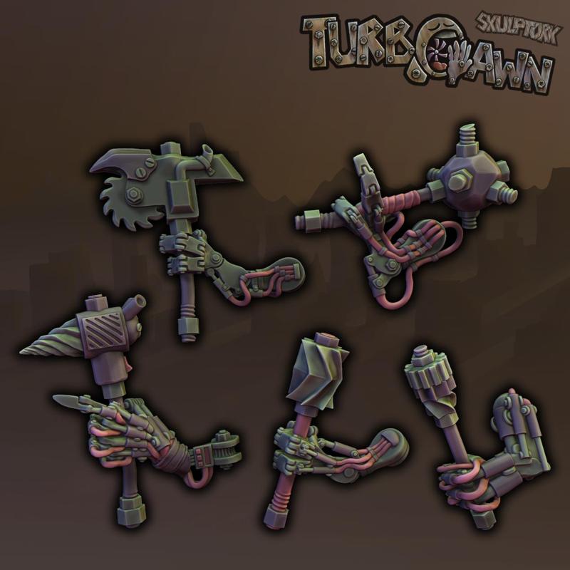 Skulptork cyborg clubs