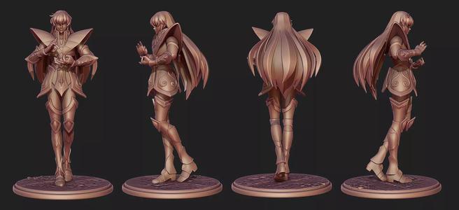 SHAKA DE VIEGO SAINTSEIYA MODEL 3D