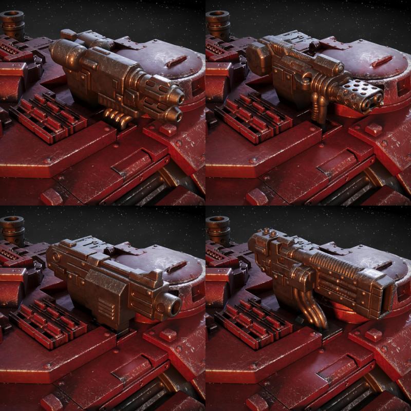 Dark Universe Interstellar Legion "Scimitar" Pintle weapons