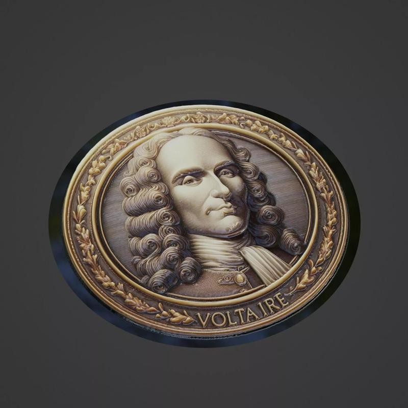 Voltaire Medallion