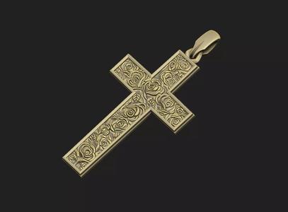 Cross rose floral cluster religion cathedral krest spirituality