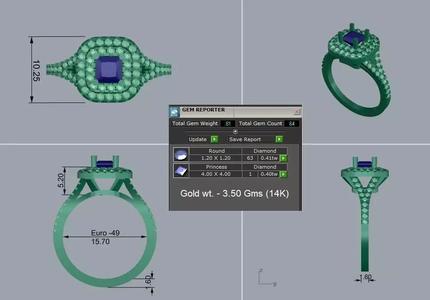 double halo split shank princess cut engagement ring