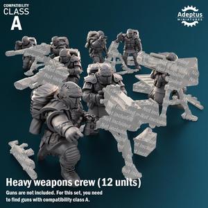 Heavy Weapons Team. Winterline Forces. Imperial Guard. Compatibility class A.
