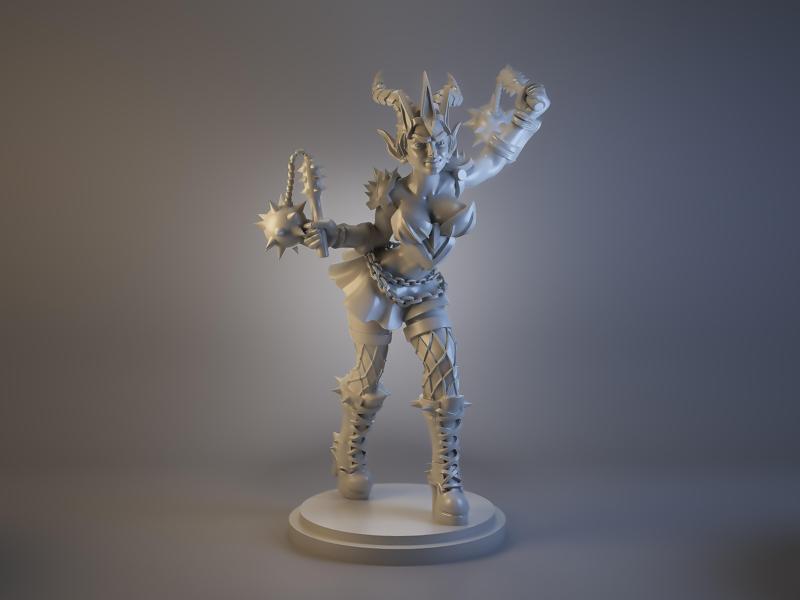 Ziijj-Chaos Pact Cheerleader: Fantasy Football // Blood Bowl