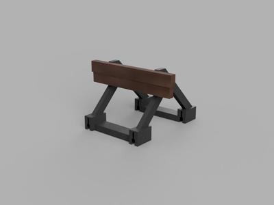 HO scale buffer stop