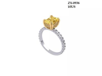 Emerald Radiant Ring