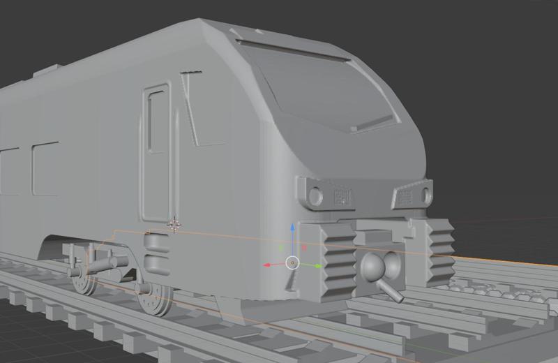 Electric Train, Staedler Flirt 3, E-Loc, Railroad