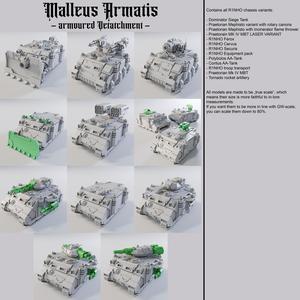 Dark Universe Malleus Armatis armoured Detatchment