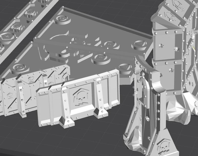 Kill Team 3Ed Meters & Barricades: Kasrkin
