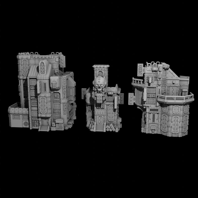 6MM/8MM CRUDE GRIMDARK TECH SHANTY - SET 02