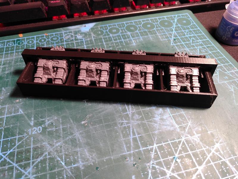 Legions Imperialis Sicaran Magnet Tray Magnetisation Holder