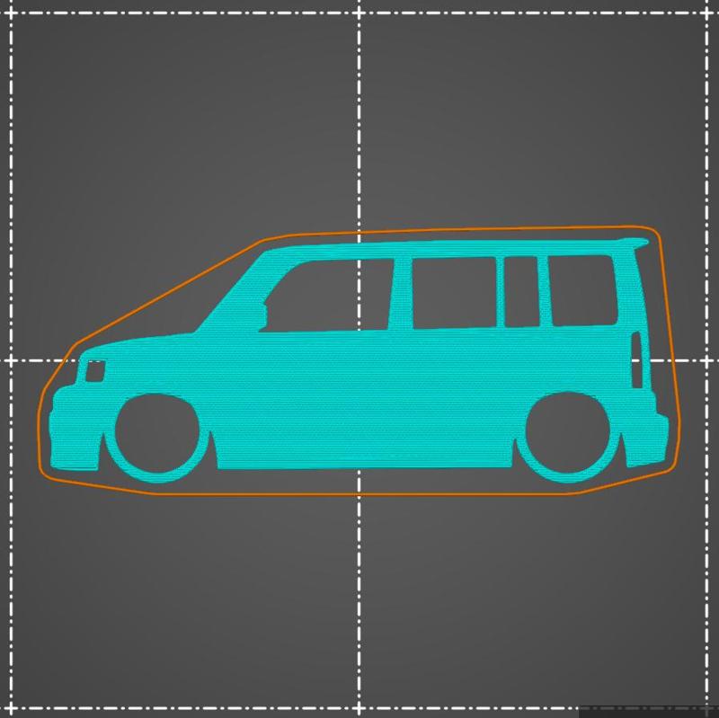 Scion XB 1st gen 2004-2007 Toyota bB key silhouette