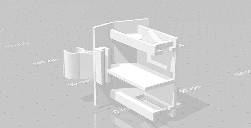 2012 Scion tc hood prop rod support holder
