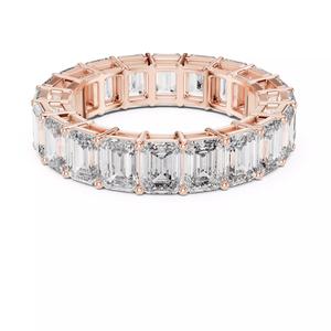 Emerald Eternity Band Ring 3dm stl renders animation videos