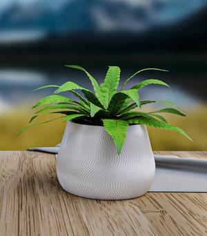 pot with engraving