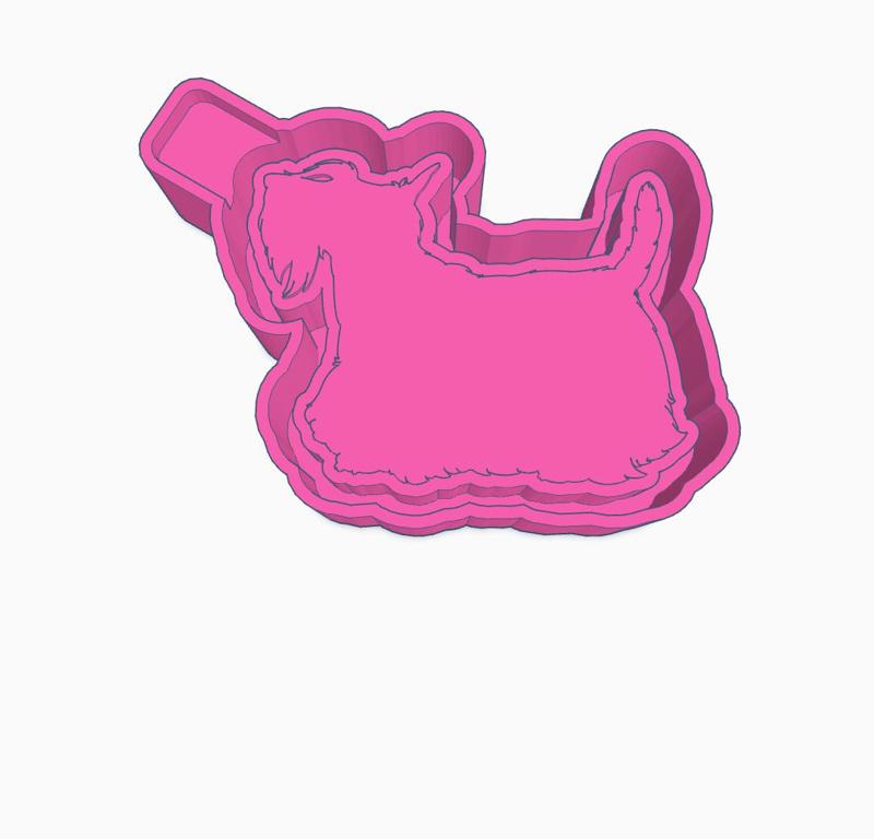 Scottish Terrier Mold Housing STL