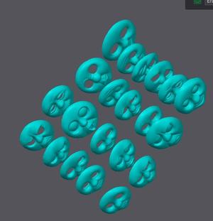 Thomas the Tank Engine Rare Face Pack – 21 STL Files (3D Printable)