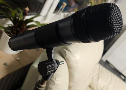 Microphone holder 3/8" thread (Sennheiser, 38mm diameter)
