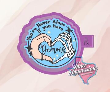 Demons Never Alone Freshie Mold