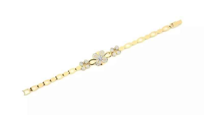 Diamond Bracelet 3D print model