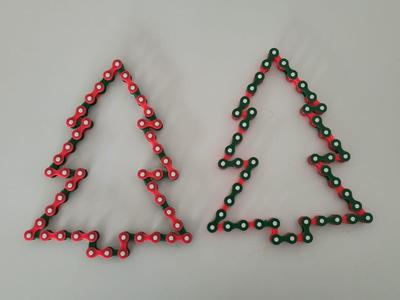 Christmas tree bike chain