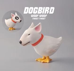 Bull Terrier Bird - Fantastic 3D Sculpture