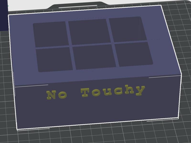 No Touchy Desk Organizer for Middle School Classes
