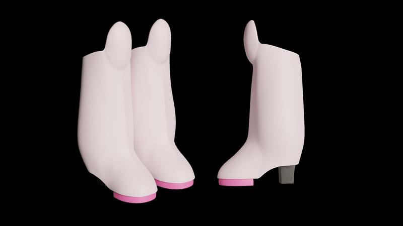 ochako uraraka boots boku no hero academia 3D printing