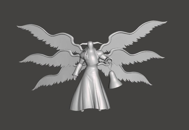 Mael absorb 4 Commandments 3D Model