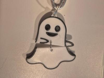 Boola Girl Ghost Keychain