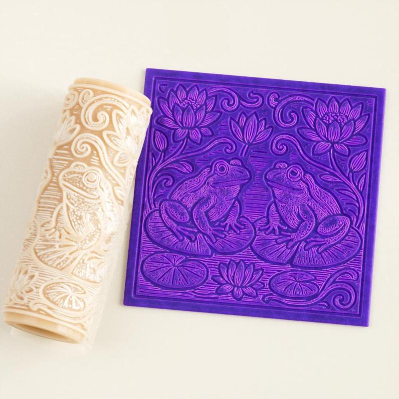 Frog Lily Pond Texture Roller