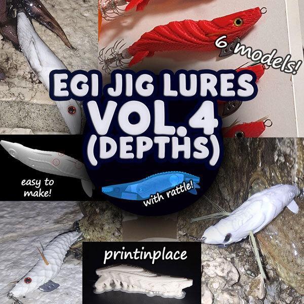 SapoLAB EGI JIG LURES VOL.4 -  DEPTHS (6 models 2.5 size)