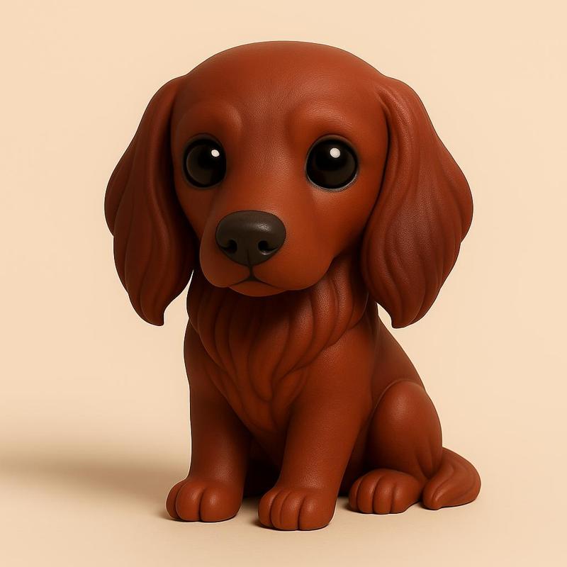 Crimson Whisper - Irish Chibi Setter