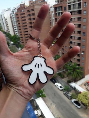 Mickey glove keychain