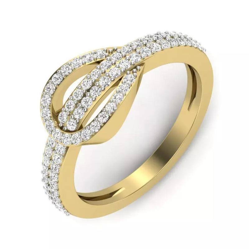 cocktail women ring 3dm render detail