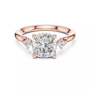 Cushion Cut Diamond Engagement Wedding Ring 3DM STL Video