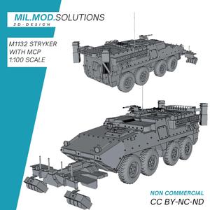 M1132 Stryker with mine clearance shield