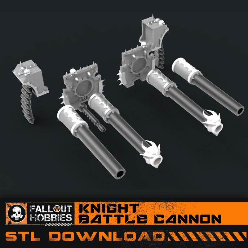 Chaotic Warmachine Battle Cannon STL Download