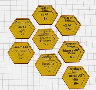 Thousand Sons Spell Tokens 10th Codex