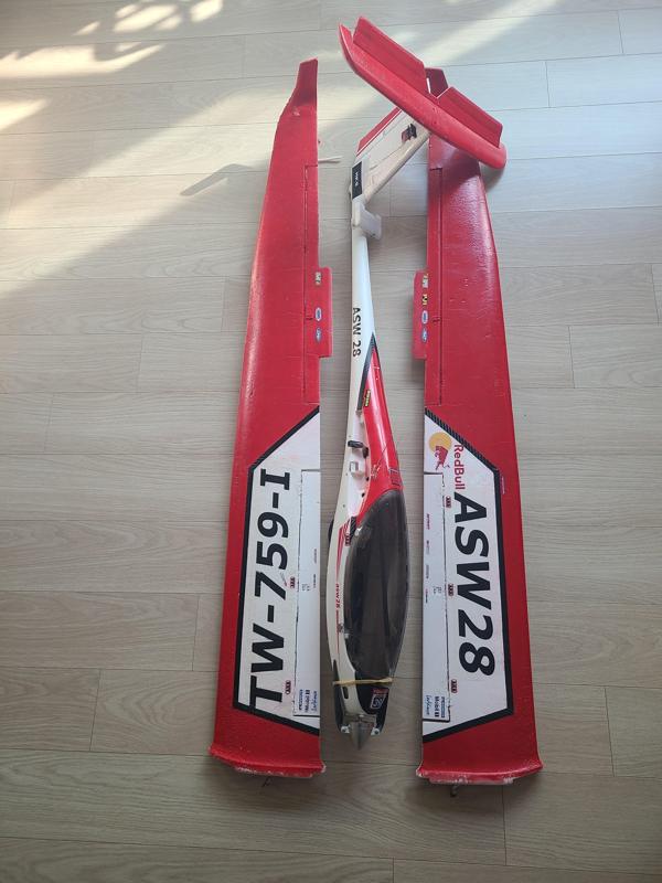 ASW28 Battery bay rc aircraft glider