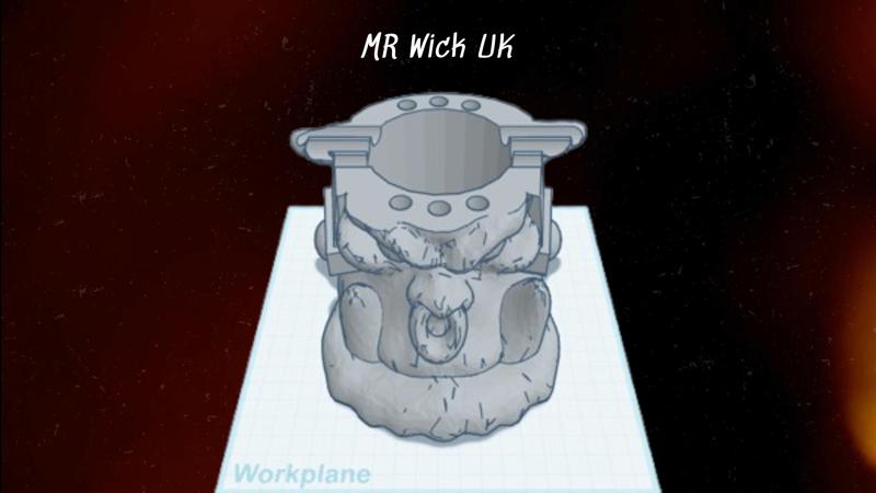 Ork Head Paint Wash Pot 02.