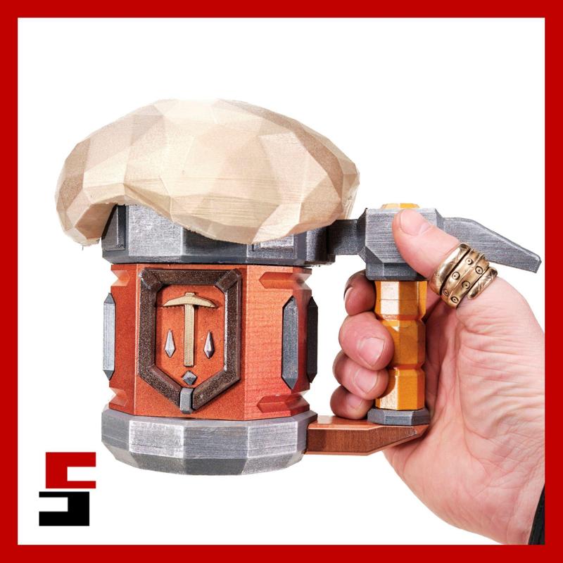 Tunnel Rat Mug Deep Rock Galactic Replica Prop DRG Hoxxes IV