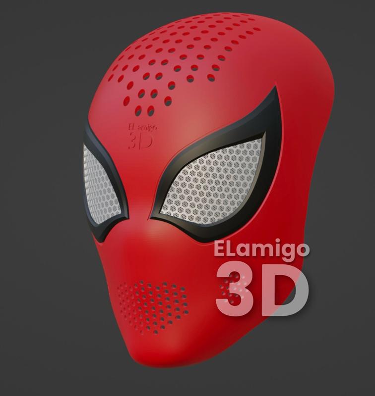 Marvel Spiderman Rivals Faceshell STL