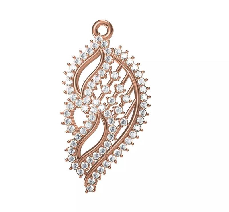 Women Unique Pendant STL JCD Details