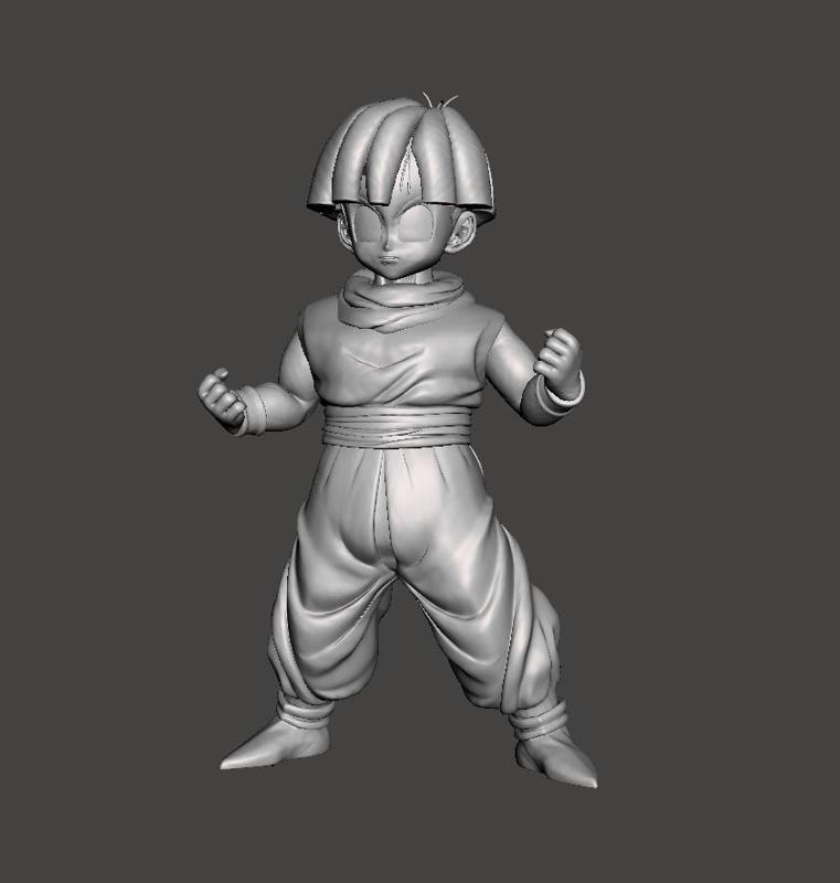 Kid Gohan (Short hair) 3D Model