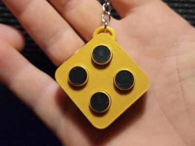 Mini Bubble Wrap Fidget  – Keychain
