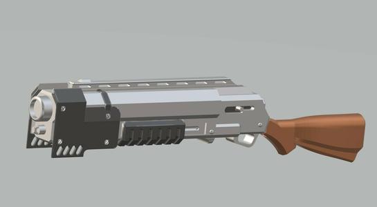 MK IX shotgun with heretic variant