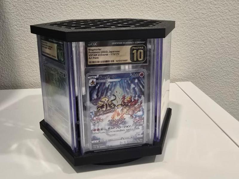 CGC Slab Rotating Display