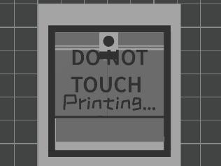 Printing sign